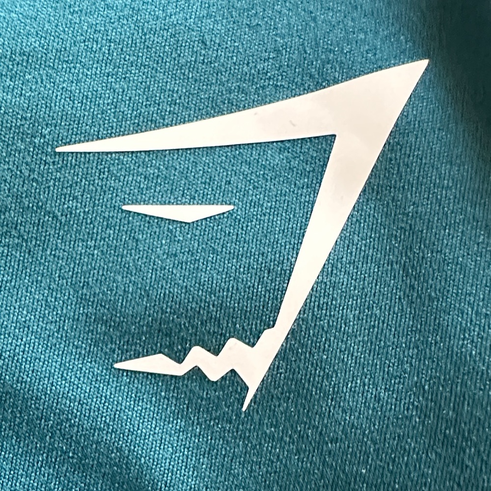 Gymshark B1A1V Training 7/8 Leggings Teal Turquoise Size Small - Picture 7 of 7
